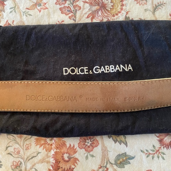 Authentic Python skin Dolce and Gabbana belt - Picture 5 of 5